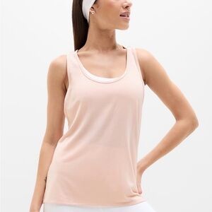 Athleta With Ease Sport Racerback Tank in Pink Salt